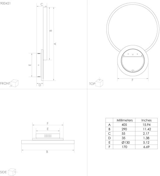 Eglo 900421 - LED Dimmelhető mennyezeti lámpa GAFARES LED/15W/230V fekete + távirányító