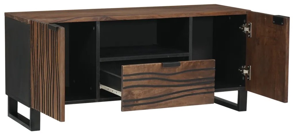 TV szekrény - 105 x 33.5 x 46 cm, tömör mangófából.