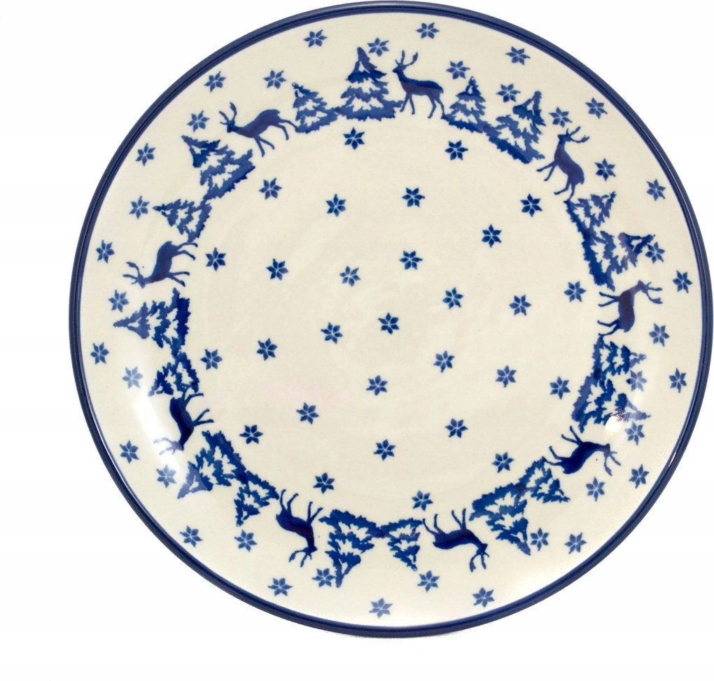 Ebédlő tányér 25cm Ceramika Artystyczna Bolesławiec