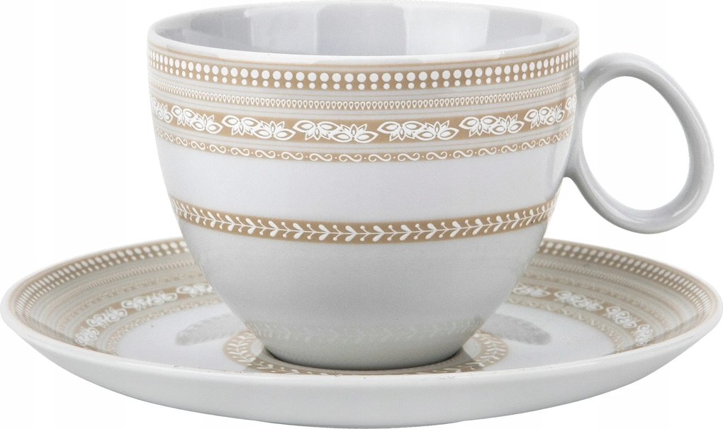 6 db-os csésze szett Macchiato csészealjjal