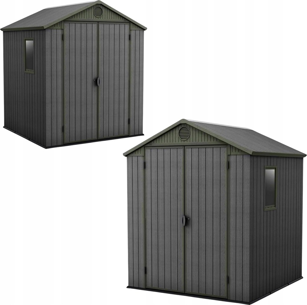 Szerszámház Vízálló Robusztus Egyszerű Összeszerelés 6x6 182x190cm Szürke