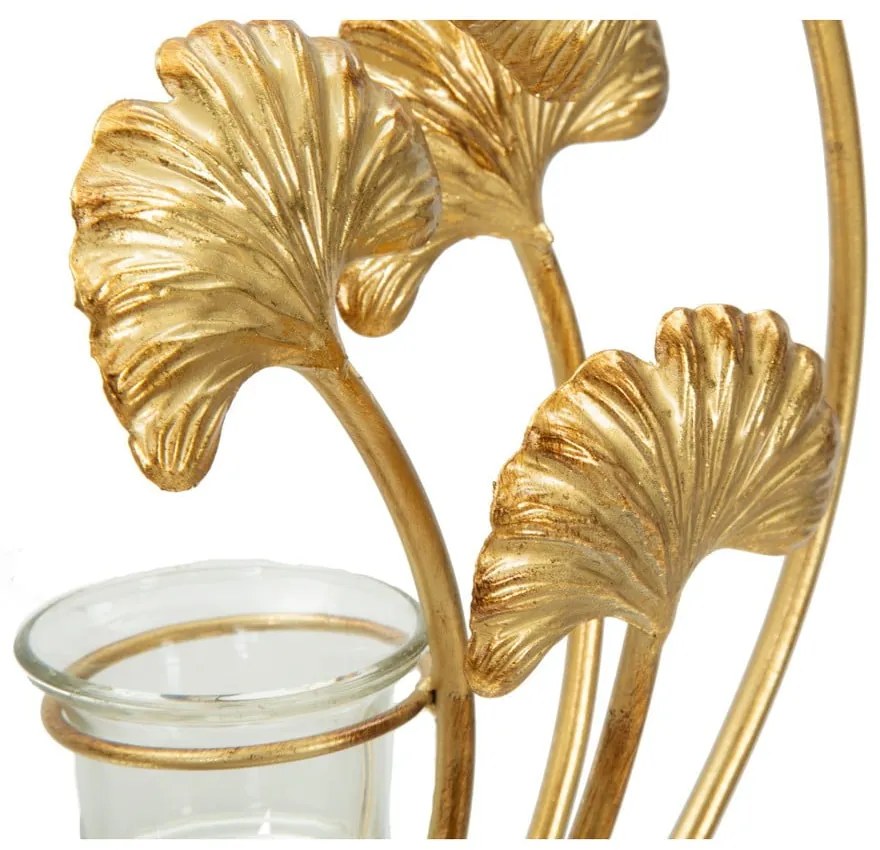 Iris aranyszínű gyertyatartó - Mauro Ferretti