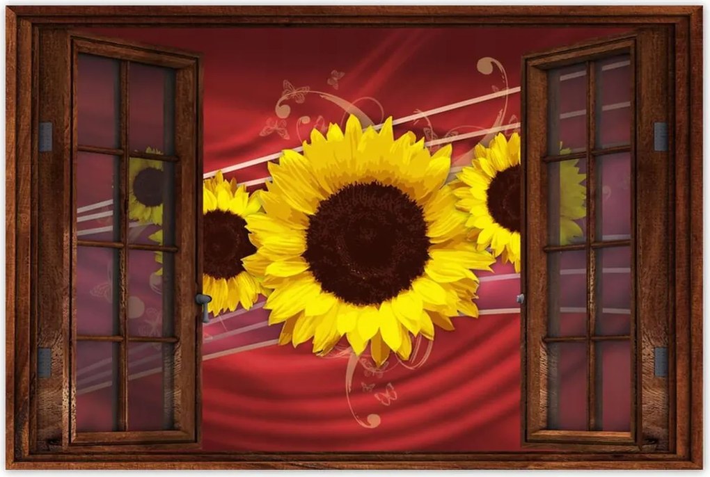 Poszterek 90x60 Napfény absztrakt