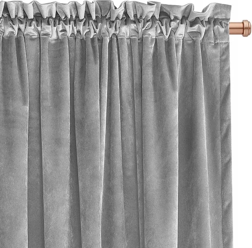 Függöny Bársony 140x270 Szalag, Bársony