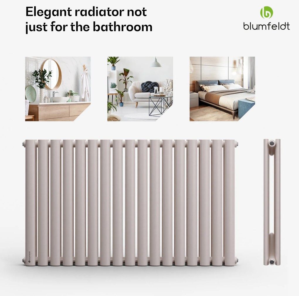 Blumfeldt Tallheo, 100 x 60, radiátor, csőradiátor, 1445 W, melegvizes, 1/2