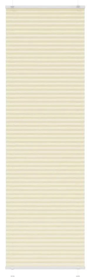 pliszírozott redőny krém 65x200 cm szövetszélesség 64,4 cm