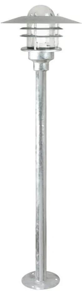 Nordlux - Kültéri lámpa AGGER 1xE27/60W/230V IP54 ezüst