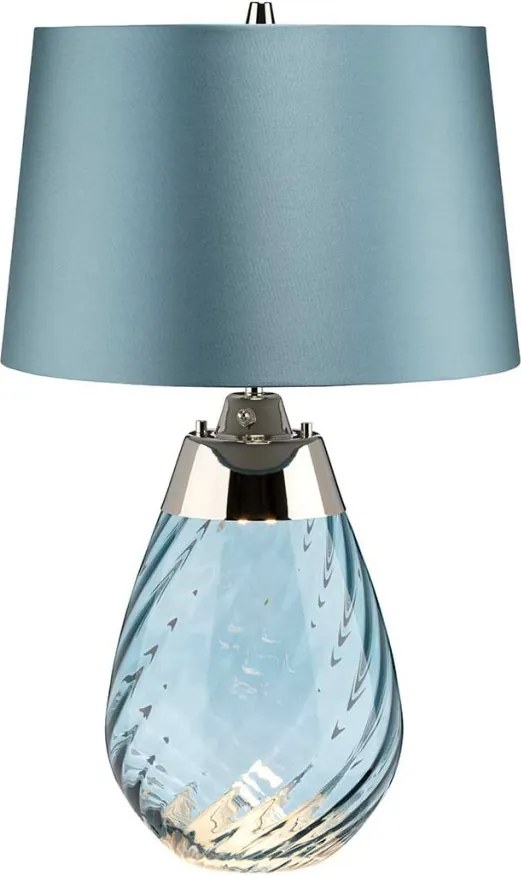 Elstead Lighting LENA SMALL LENA-TL-S-BLUE Asztali lámpa 1X7W/GU10+1x60W/E27