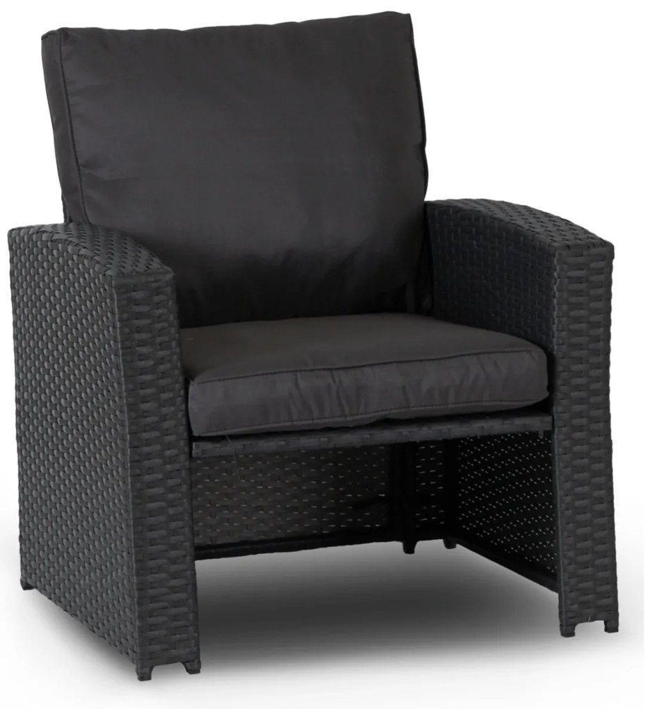 Keerti Ülőgarnitúra Szett Sötétszürke Színben FLORYDA