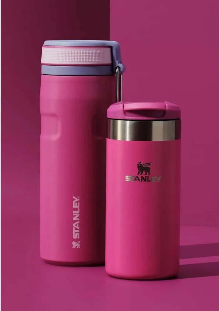 Rózsaszín rozsdamentes acél termobögre 350 ml AeroLight™ Transit Mug Violet Blossom – Stanley