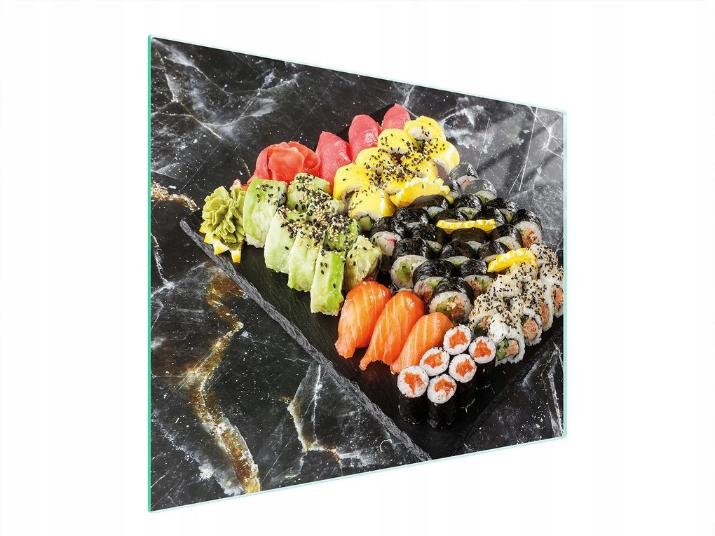 Üveg Vágódeszka 52x40 Sushi Edzett Üveg