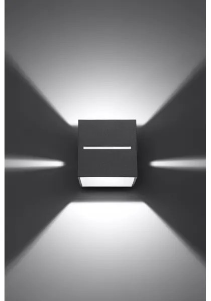 Fali lámpa LOBO 1xG9/40W/230V szürke