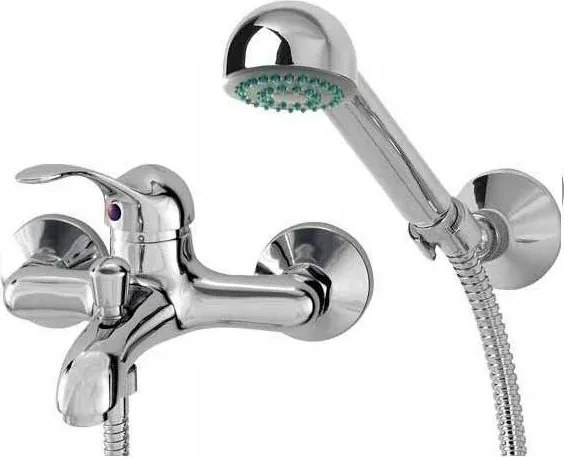 Kádtöltő csaptelep fali zuhany Zuhany Bermuda