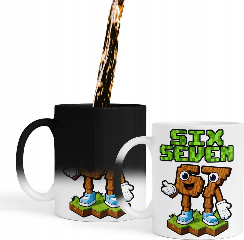 Mágikus Bögre 67 Six Seven Pixelek Építőkockák Játék Trend Viral