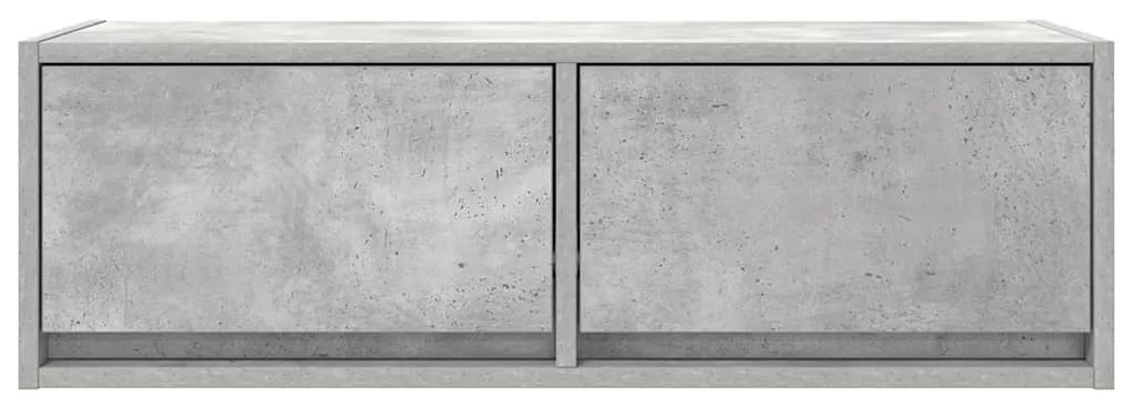 2 db betonszürke szerelt fa TV-szekrény 80x31x25,5 cm