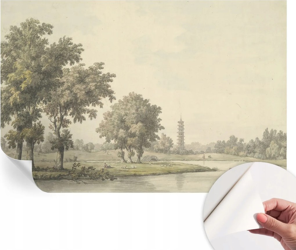 Öntapadós fotótapéta Nappaliba és Hálószobába Csendes park 104x70