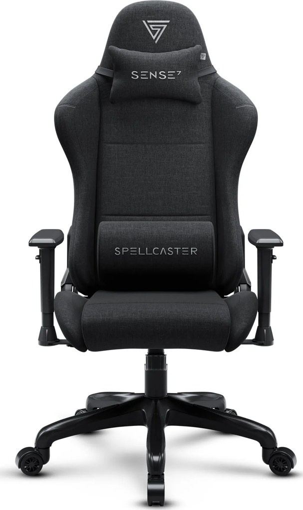Irodai forgószék SENSE7 Spellcaster FUKU fotel, fekete szövet