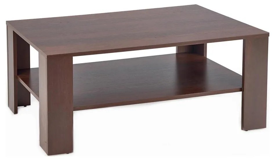 Kávésasztal KWADRO 53x110 cm sötét dió