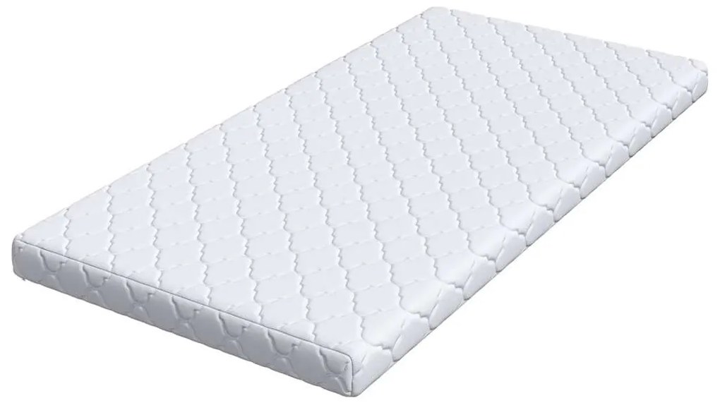 Matrac Kókuszréteggel Fehér 200 x 90 cm PU hab