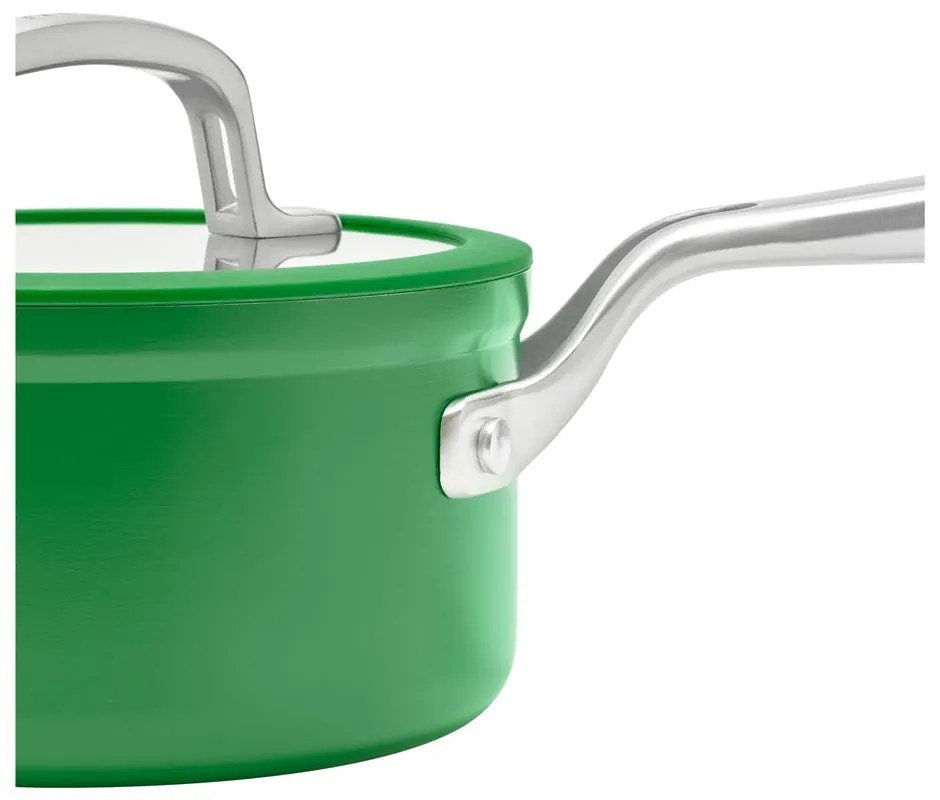 Indukciós tűzhelyhez alkalmas edény fedővel-kerámia felülettel 1,3 l Meda 3.0 – FABINI