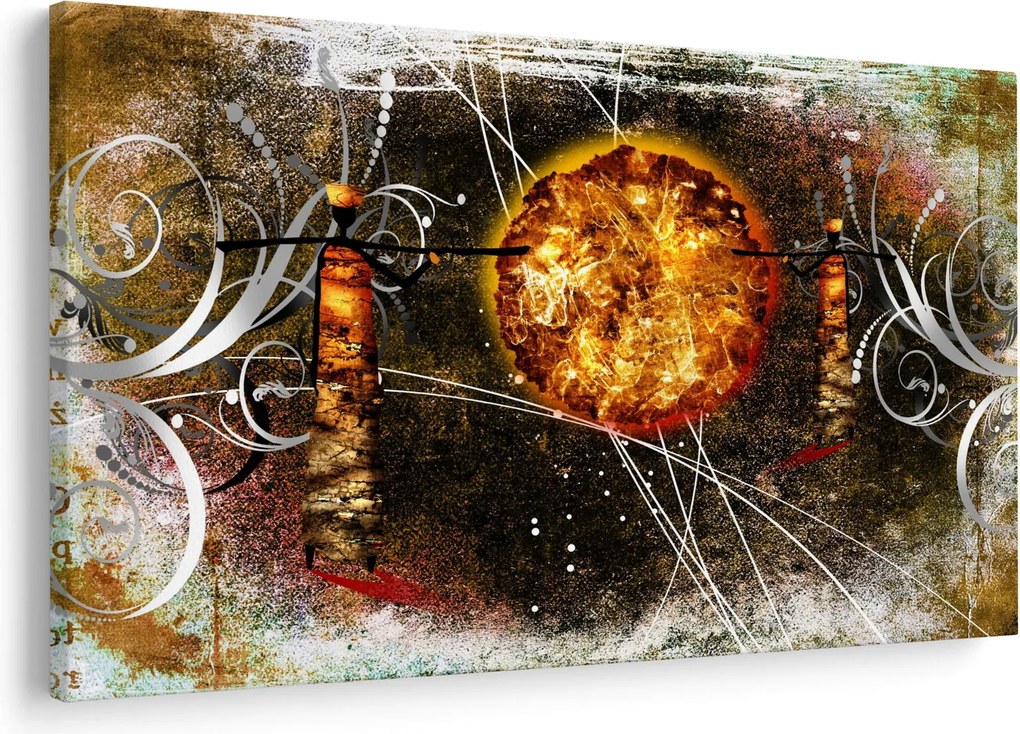 Egy őskori festmény képe (90x60 cm)