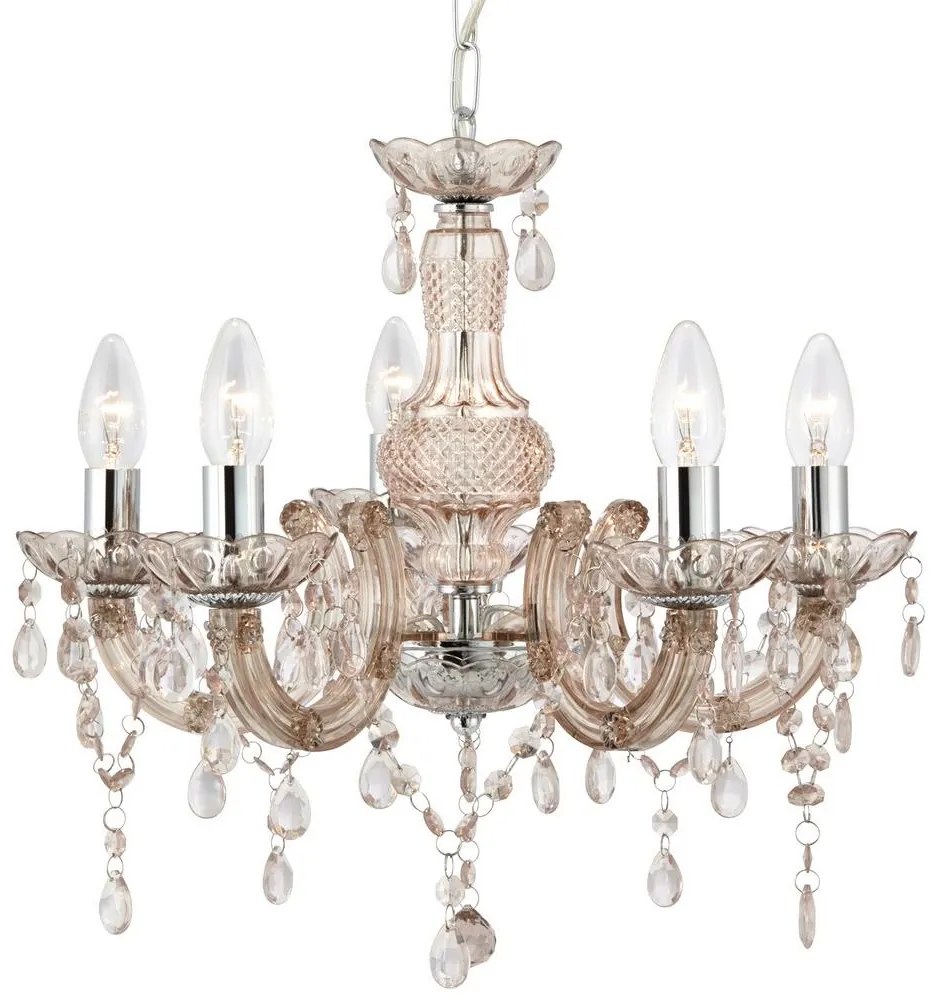 Searchlight - Csillár láncon MARIE 5xE14/40W/230V