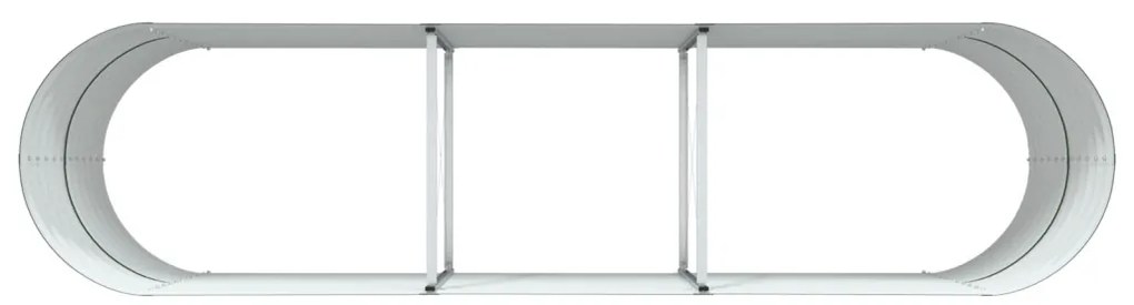 Kerti Magaságy Zöld 320x80x81 cm Horganyzott Acél