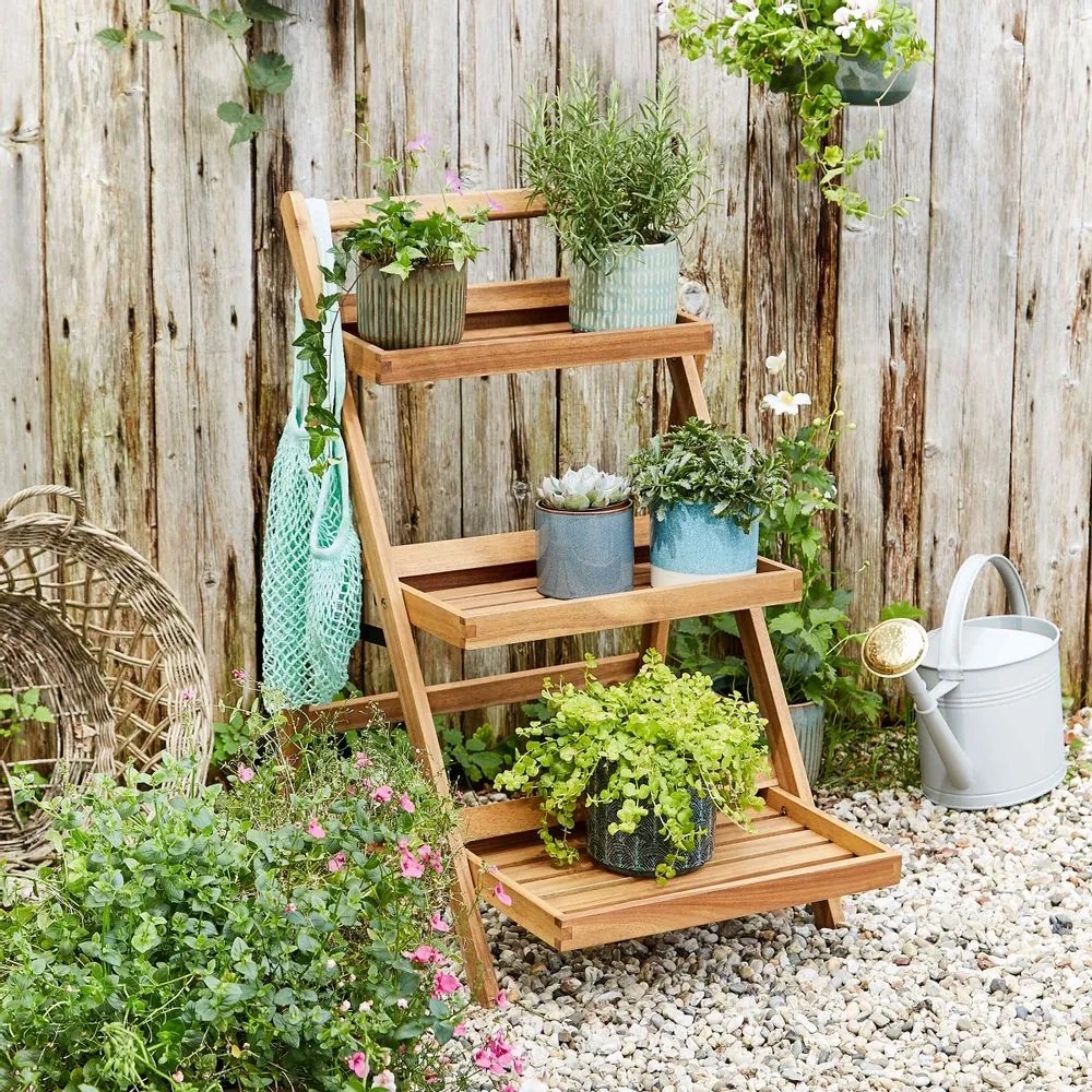 NEW GARDENING lépcsős virágtartó