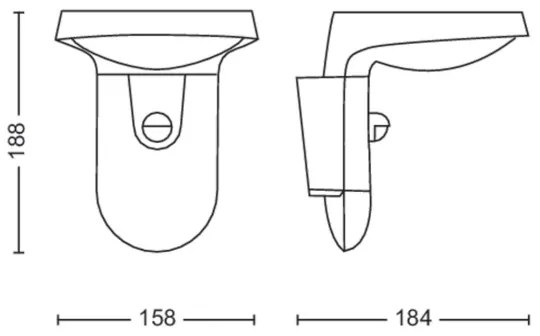 Philips - LED Napelemes érzékelős fali lámpa TYLA LED/1,2W/4V 4000K IP44