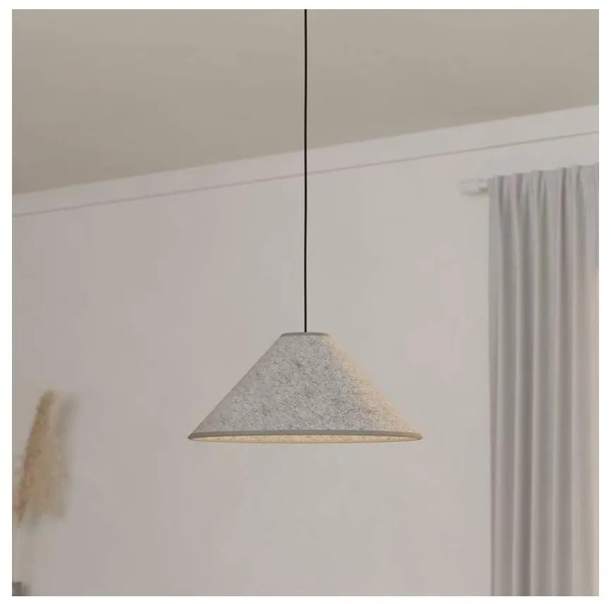 Eglo 43984 - Csillár zsinóron ALSAGER 1xE27/40W/230V szürke