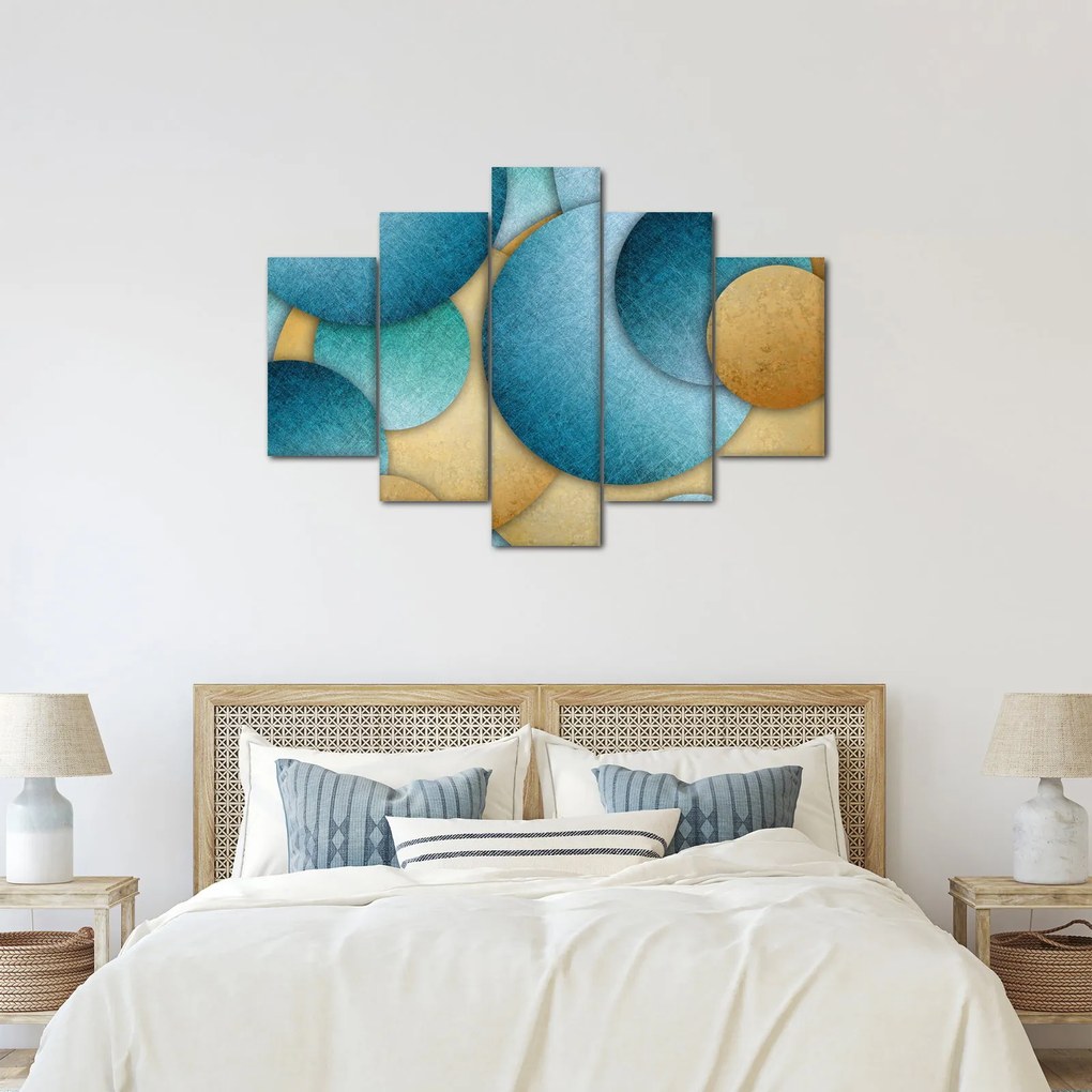 Az absztrakciós körök képe (150x105 cm)