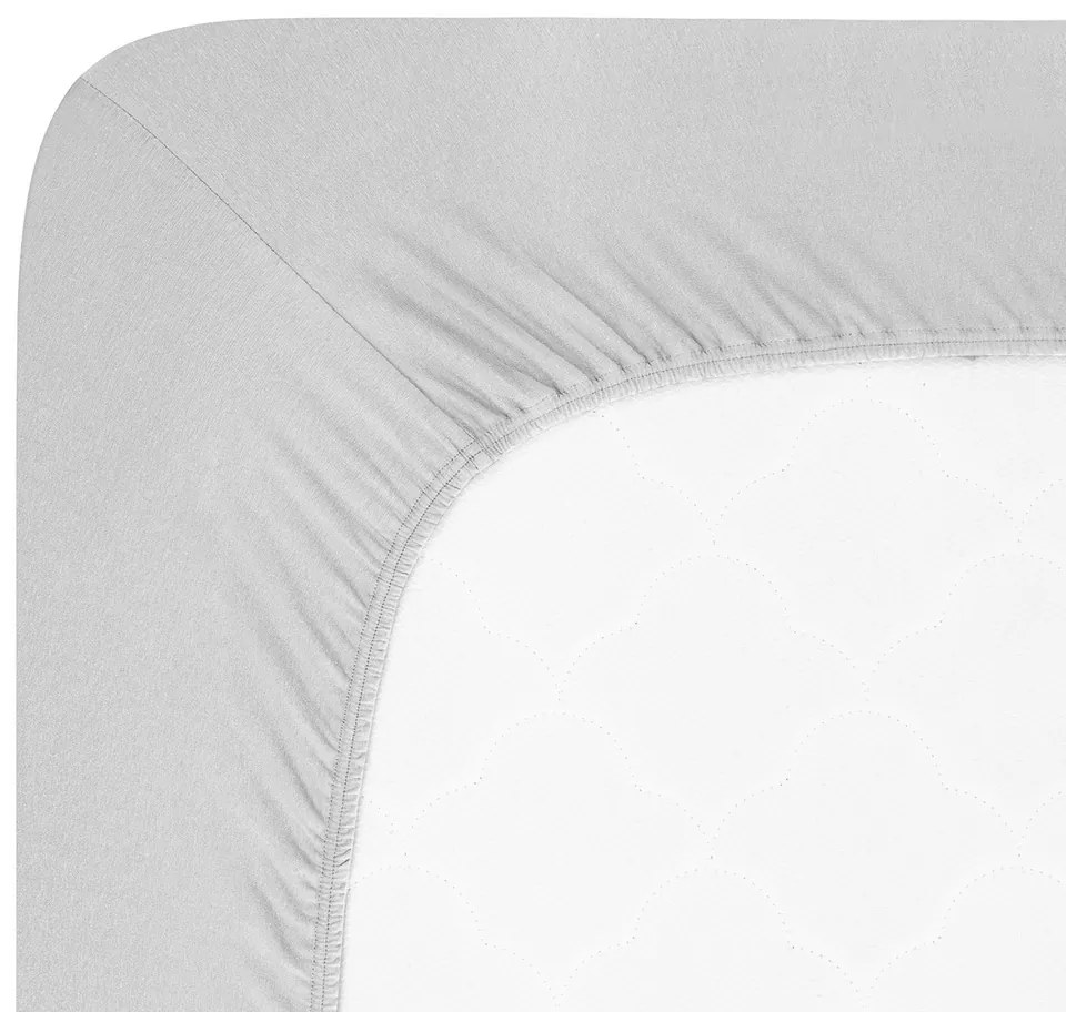 4Home Lycra jersey lepedő szürke, 180 x 200 cm