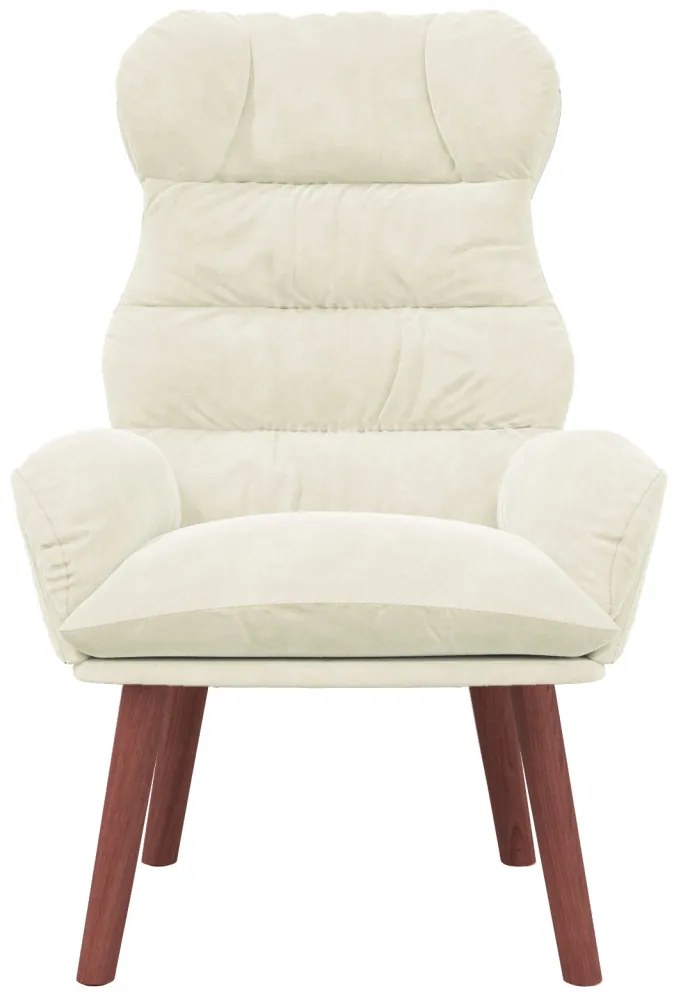 Pihenőszék Krém 69 x 74 x 93 cm Bársony