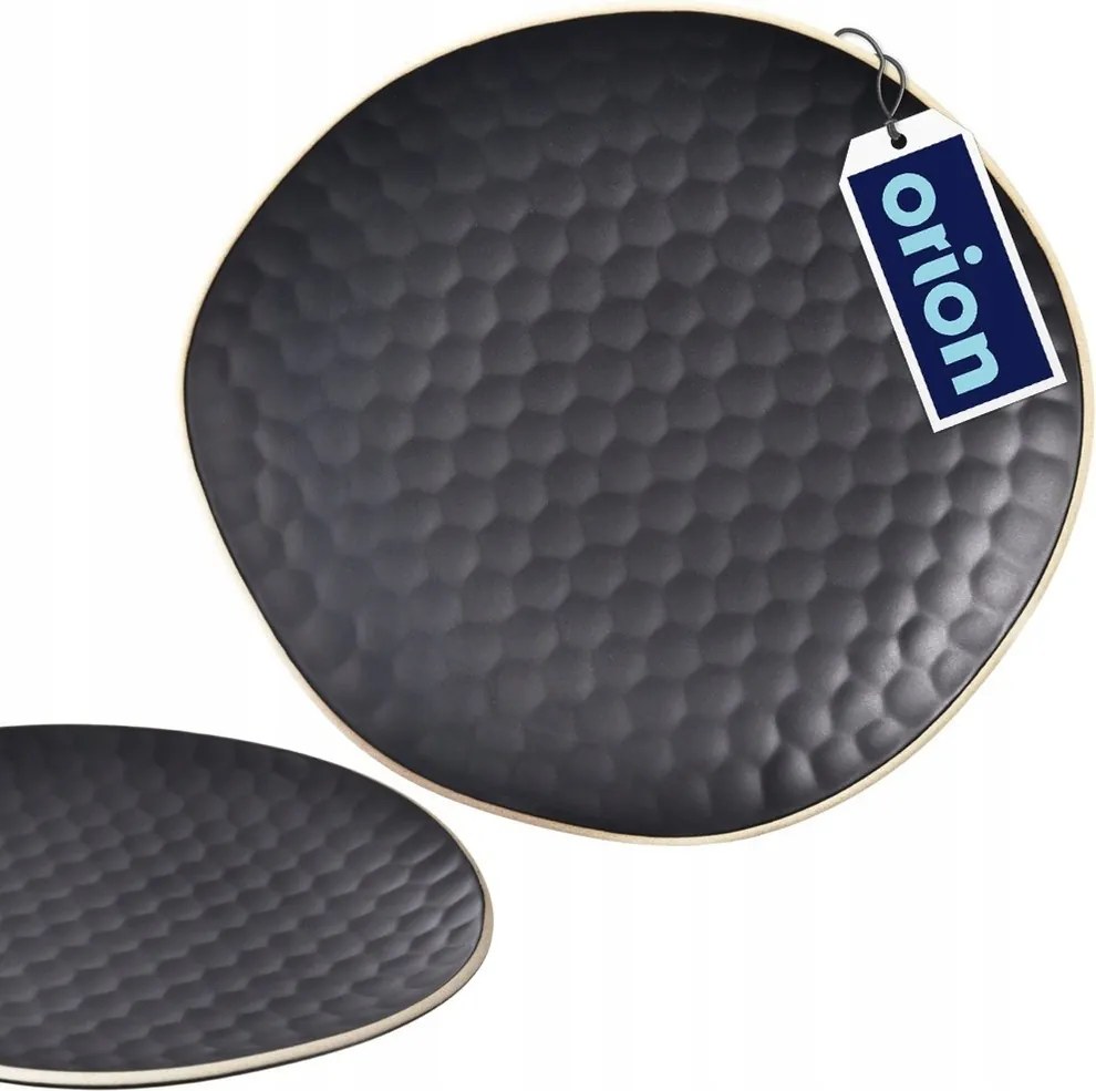 Kerámia Tányér Fekete desszert kicsi snack előétel desszertek