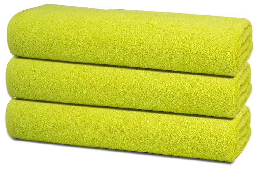 Lime strandtörölköző 100x180cm TiaHome