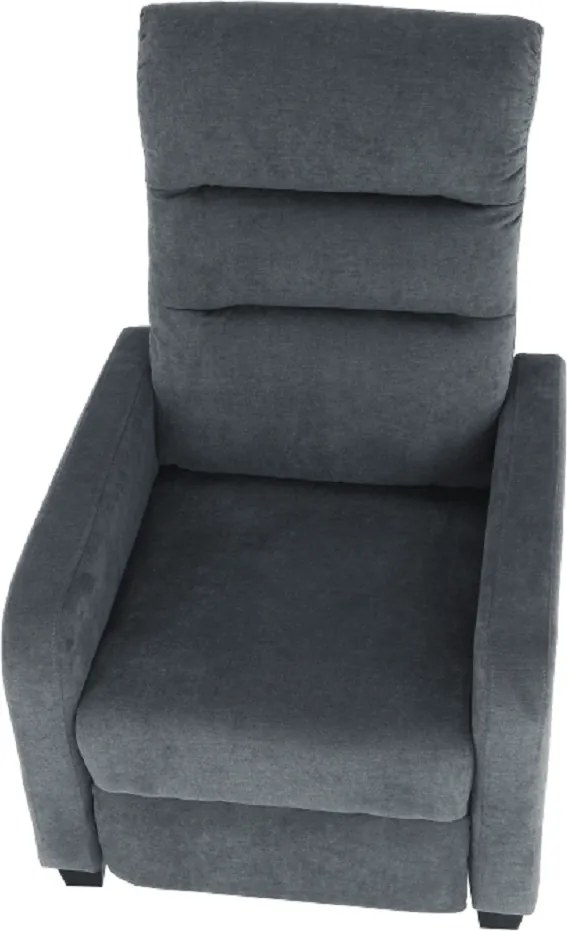 Relaxáló fotel, szürke, TURNER