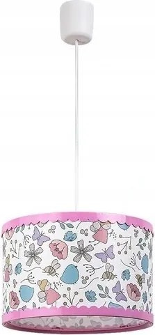 Hanka gyerek függeszték E27/40W/230V rózsaszín
