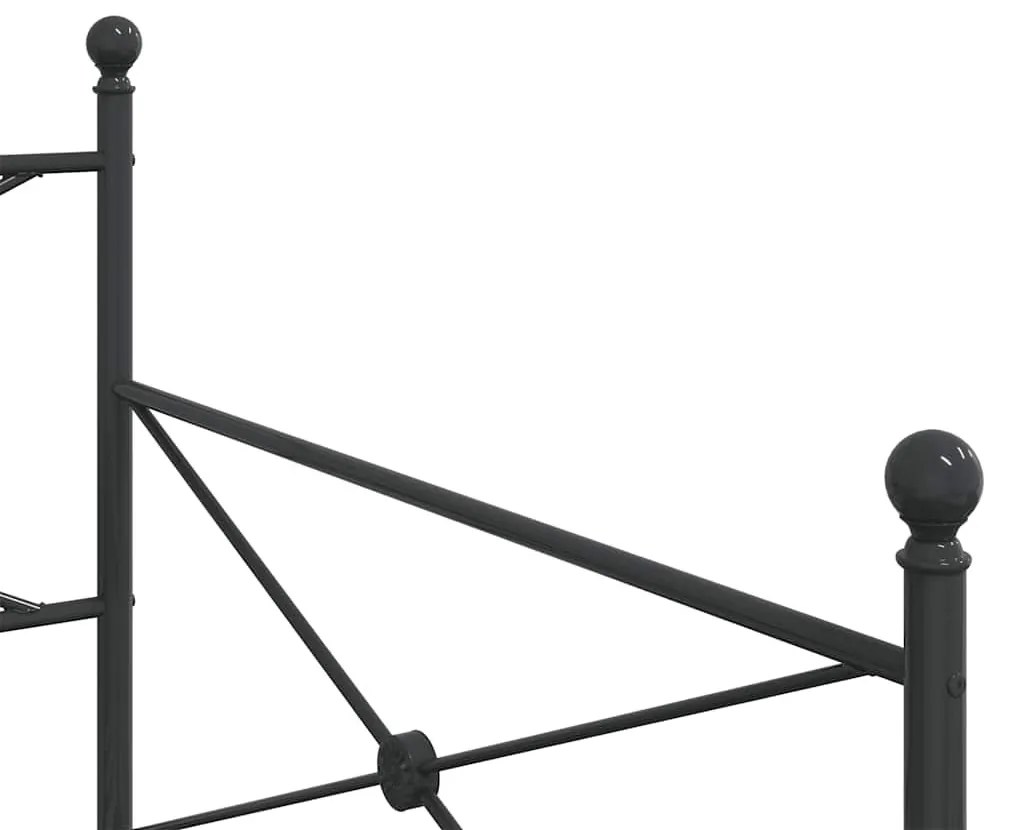 kanapéágy matrac nélkül fekete 100x190 cm acél