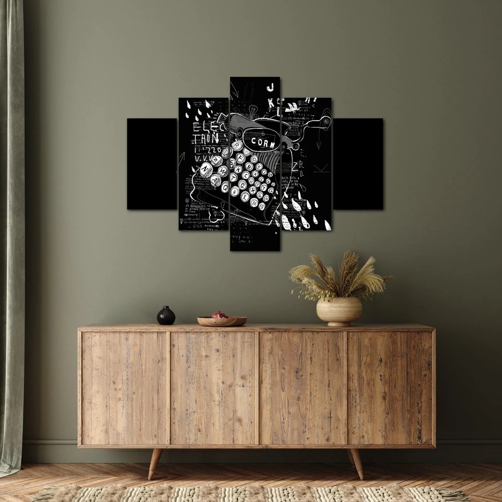 Kép - Rajz Banksy stílusában (150x105 cm)