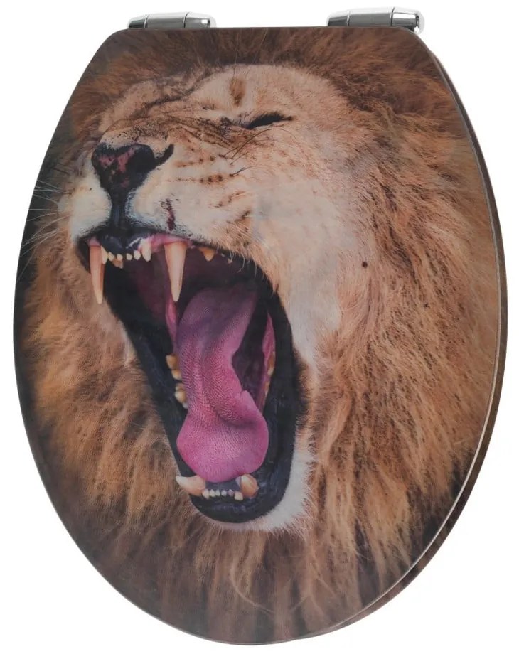 Lion WC-ülőke 3D képpel, 44,5 x 38 cm - Wenko