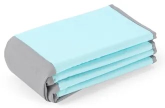 Gyerek száraz medence labdákkal, 80 cm átmérő, kék/szürke