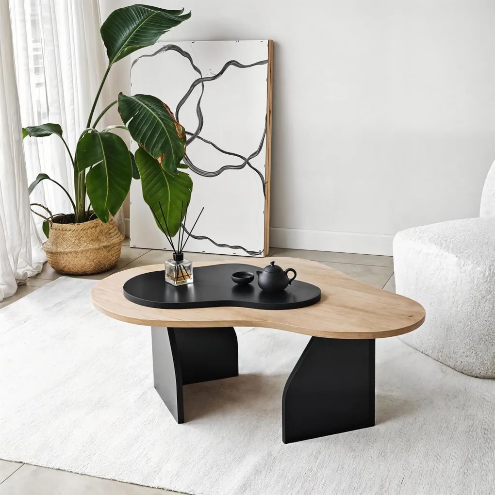 Melted - Sapphire Oak, Black
