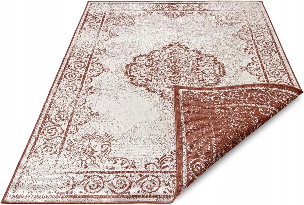 Vörös kétoldalas szőnyeg,lapos 120x170cm