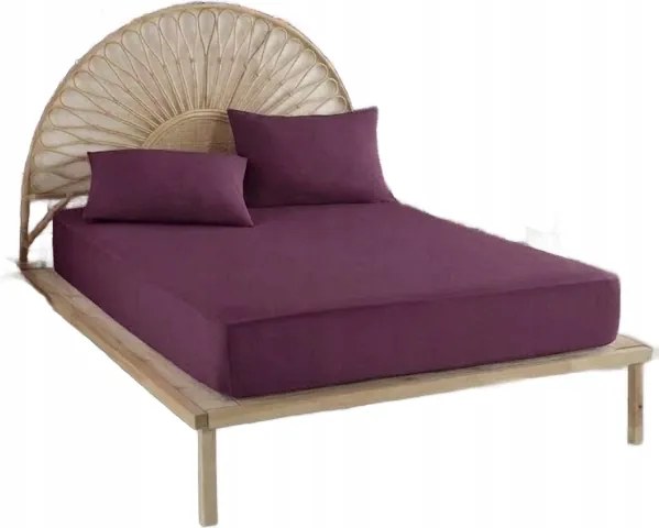 Kalit Gumis Lepedő Lila Pamut 100X200 Opa