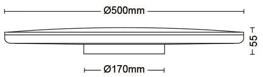 Philips- LED Dimmelhető mennyezeti lámpa OZZIET SCENE SWITCH LED/36W/230V 4000K