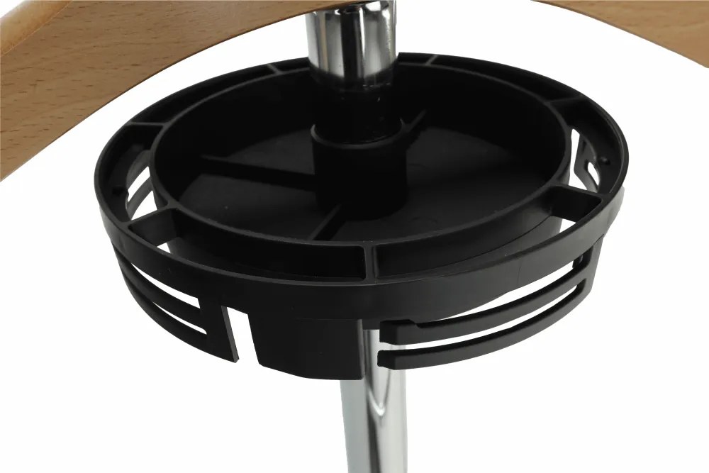 Szobainas, természetes fa/króm, SUNIL