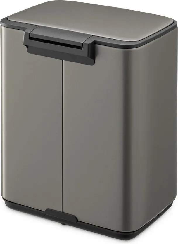 Szürke acél pedálos szemetes 7 l Bo – Brabantia