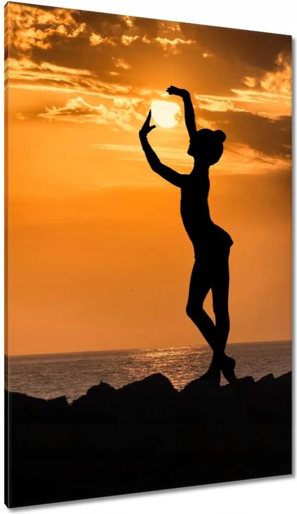 Vászonkép 80x120 Balett balerina tánc