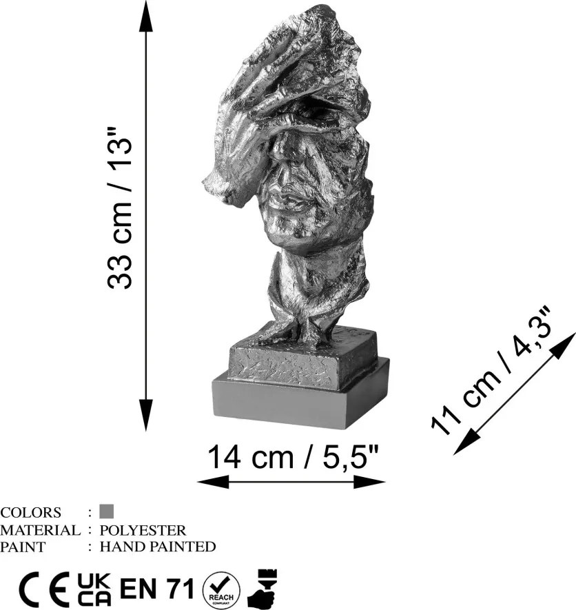 Dísztárgy, 14 cm – Yak-032-B