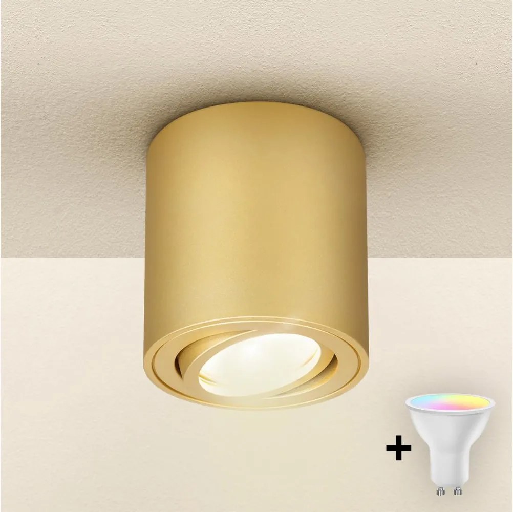 Brilagi - LED RGBW dimmelhető beépíthető spotlámpa MIA 1xGU10/4,8W/230V 84x80 mm arany